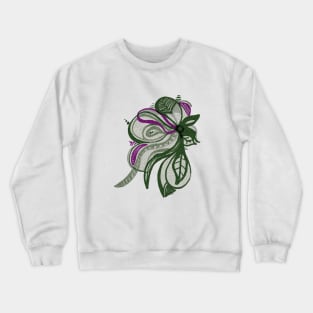 Flower violet Crewneck Sweatshirt